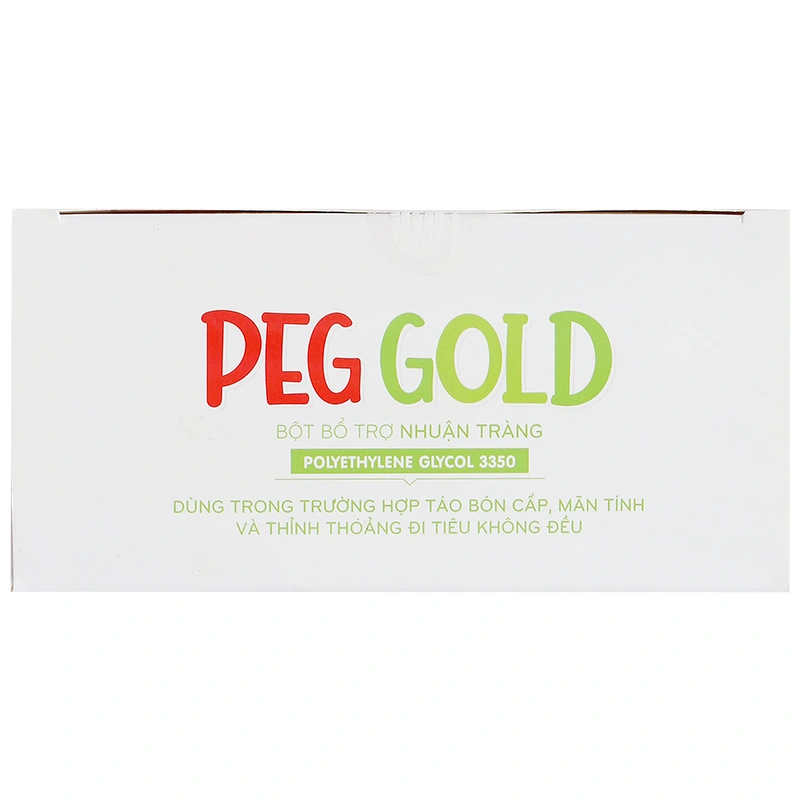Bột bổ trợ nhuận tràng PEG Gold hộp 30 gói x 6.65g - 4